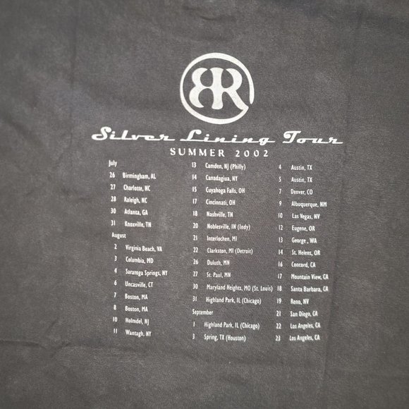 Vintage 2002 Bonnie Raitt Silver Lining Tour Shirt - Picture 5 of 5